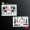 Kelik K48128 F-16F Block 60 - interior 3D decals for Hasegawa kit (1/48)